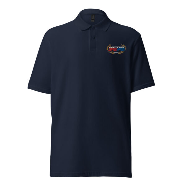 HFOG Logo Unisex pique polo shirt (Dark) - Image 2